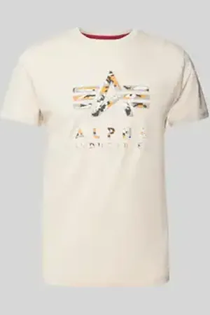 Alpha Industries T-shirt met labelprint
