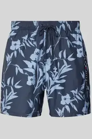 Tommy Hilfiger Regular fit korte zwembroek met labelstitching