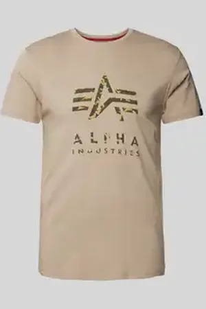 Alpha Industries T-shirt met labelprint