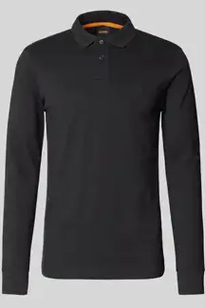 HUGO BOSS Poloshirt met labeldetail