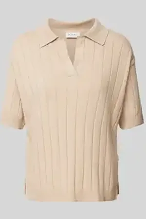 Maerz Gebreid shirt met V-hals