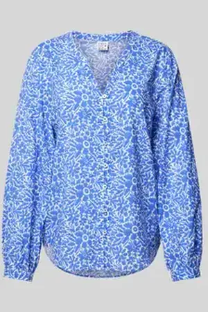 Emily van den Bergh Regular fit blouse met ballonmouwen