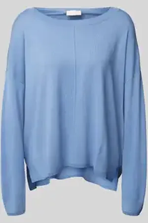 Liu Jo Oversized gebreide pullover met ronde hals