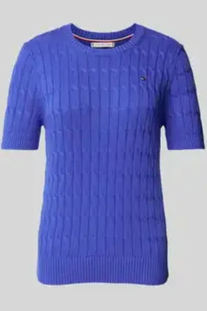 Tommy Hilfiger Regular fit gebreide pullover van zuiver katoen