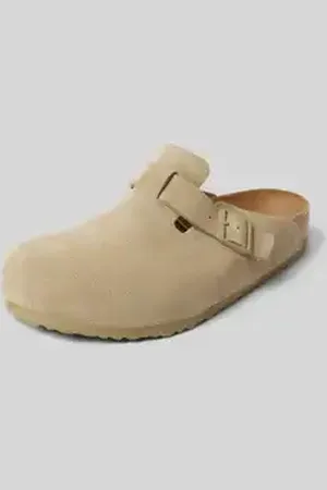 Birkenstock Leren slippers met doornsluiting, model 