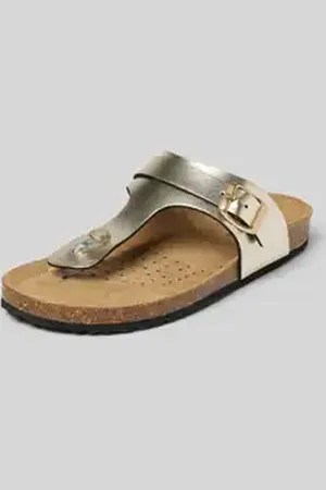Geox Teenslippers van echt leer
