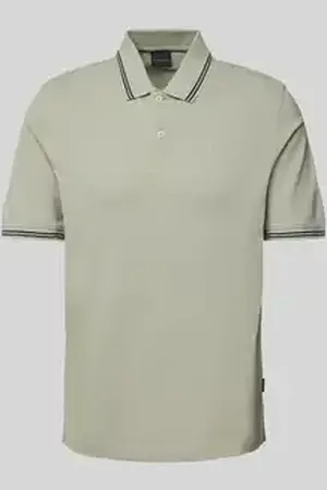 Bugatti Regular fit poloshirt met labeldetail