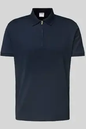 SELECTED Poloshirt met korte ritssluiting