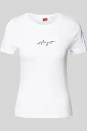 HUGO BOSS T-shirt met labeldetail