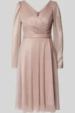 TROYDEN COLLECTION Cocktailjurk in wikkellook