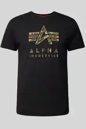 Alpha Industries T-shirt met labelprint