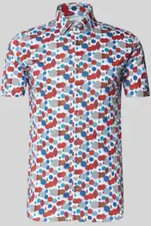 DESOTO Slim fit vrijetijdsoverhemd met kentkraag