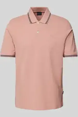 Bugatti Regular fit poloshirt met labeldetail