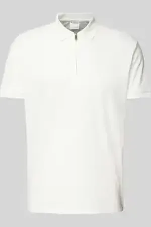 SELECTED Poloshirt met korte ritssluiting