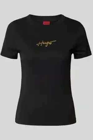 HUGO BOSS T-shirt met labeldetail