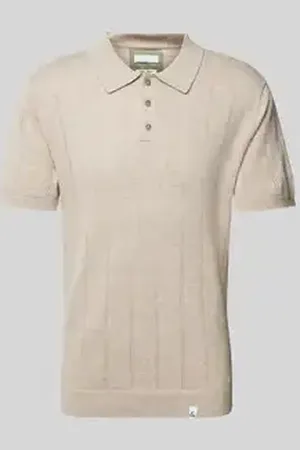 Colours & Sons Slim fit poloshirt met labeldetail