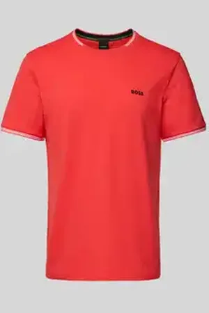 HUGO BOSS T-shirt met labelprint, model 