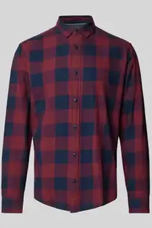 JACK & JONES Regular fit vrijetijdsoverhemd van twill, model 