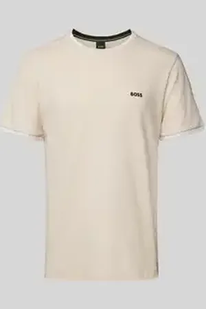 HUGO BOSS T-shirt met labelprint, model 