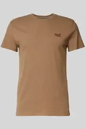 Superdry T-shirt met labelstitching