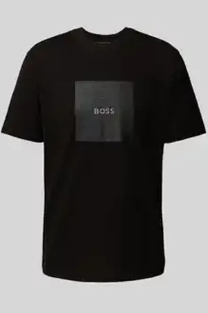 HUGO BOSS T-shirt met labelprint