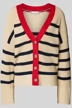 Tommy Hilfiger Relaxed fit cardigan van puur katoen