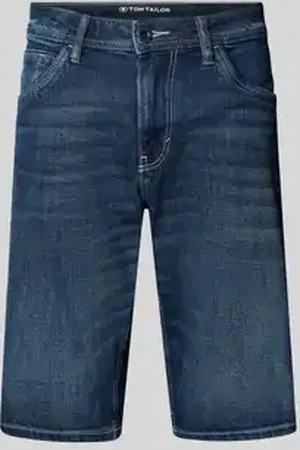 TOM TAILOR Slim fit korte jeans van katoenmix, model 