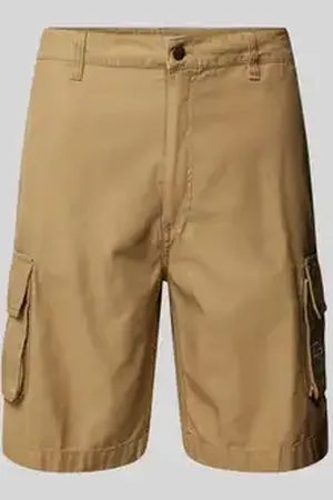 Karl Kani Korte regular fit cargobroek met labelstitching