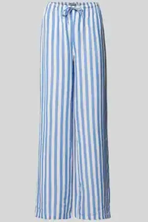 Review Wide leg pyjamabroek met tunnelkoord