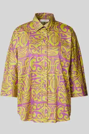 Christian Berg Overhemdblouse met 3/4-mouwen