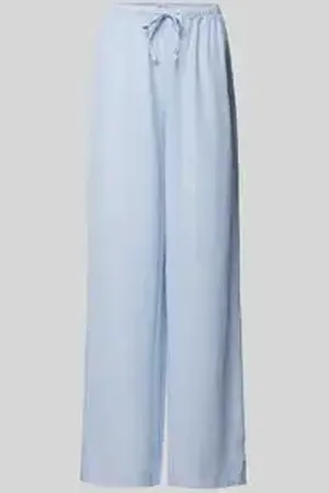Review Wide leg pyjamabroek met tunnelkoord