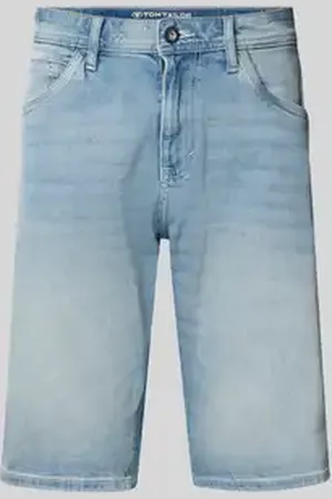 TOM TAILOR Slim fit korte jeans van katoenmix, model 
