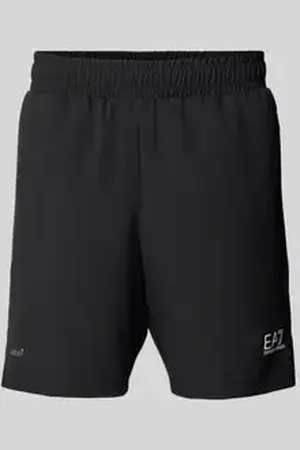 EA7 Sweatshorts met elastische band
