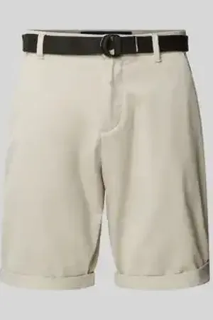 TOM TAILOR Regular fit chinoshorts met riem