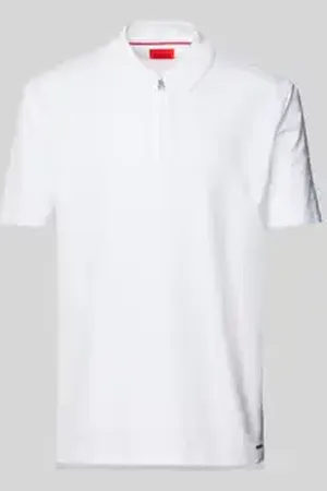 HUGO BOSS Regular fit poloshirt met labelpatch, model 