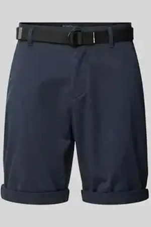 TOM TAILOR Regular fit chinoshorts met riem