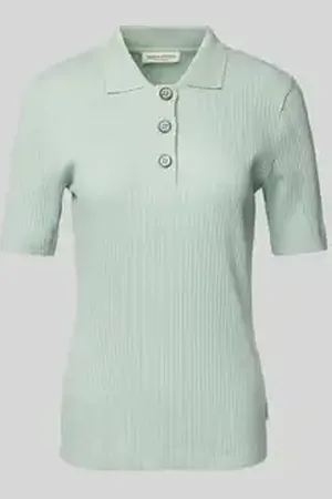 Marc O’ Polo Slim fit poloshirt van een mix van katoen en modal