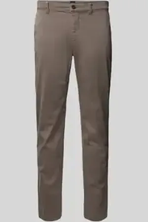 HUGO BOSS Herenchino met Franse steekzakken