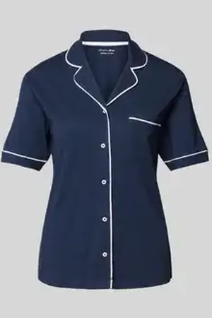 Christian Berg Pyjamabovendeel met reverskraag