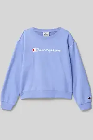 Champion Sweatshirt met labelstitching