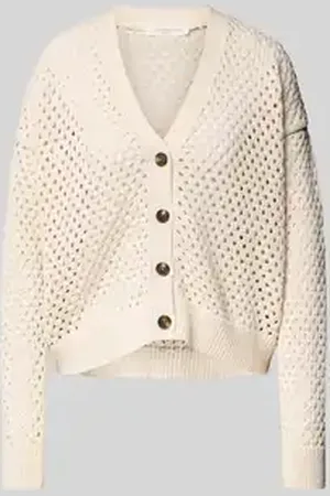 Christian Berg Cardigan met gaatjesmotief