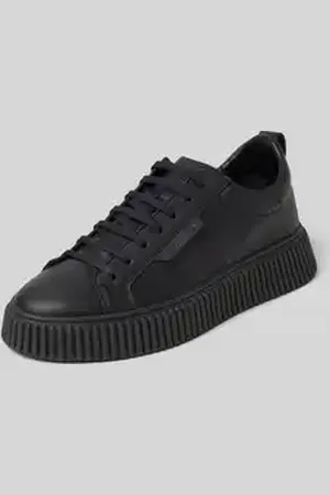 Antony Morato Sneakers van leer met labeldetail, model 