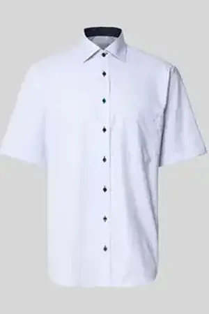 ETERNA Comfort fit zakelijk overhemd met 1/2-mouwen