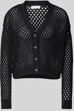 Christian Berg Cardigan met gaatjesmotief