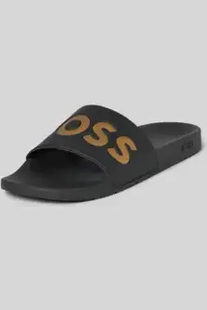 HUGO BOSS Slippers met labelprint, model 