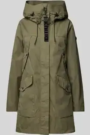 Khujo Lange jas met klepzakken, model 