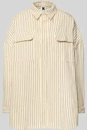 Karo Kauer Oversized overhemdblouse met knoopsluiting
