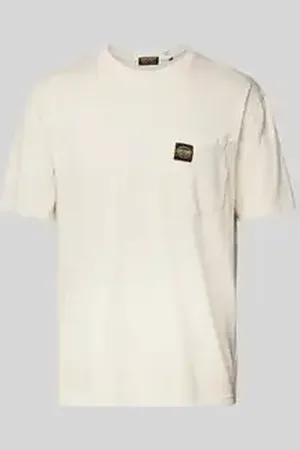 Superdry T-shirt met labeldetail