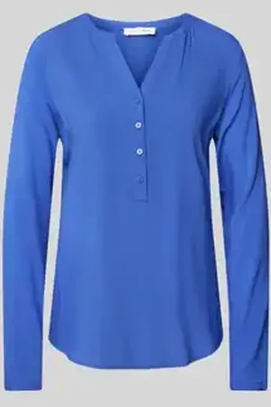 Christian Berg Blouseshirt met korte knoopsluiting