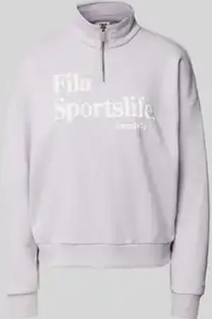 Fila Oversized sweatshirt met opstaande kraag model 